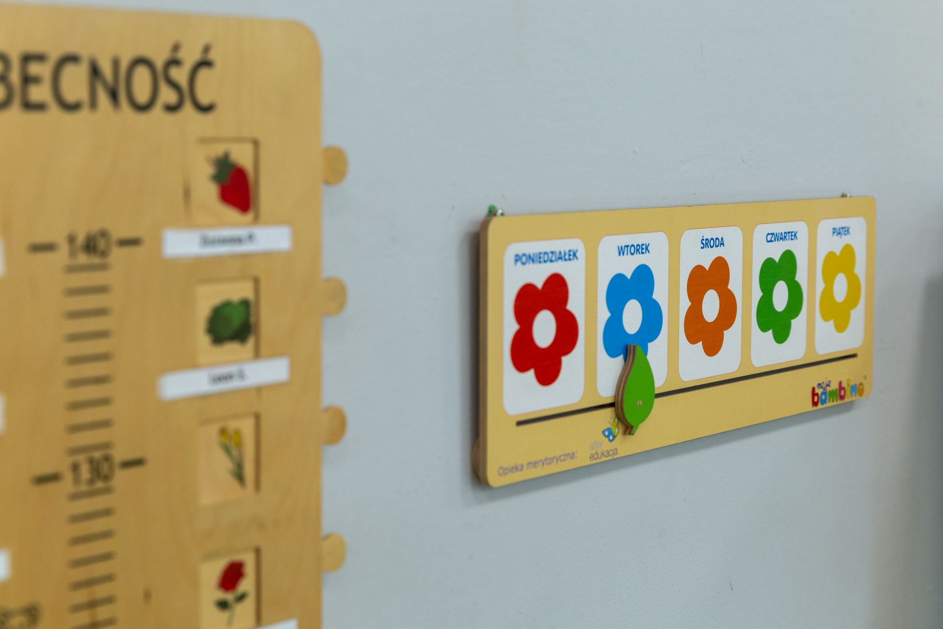 Wnętrze jednej z sal przedszkolnych